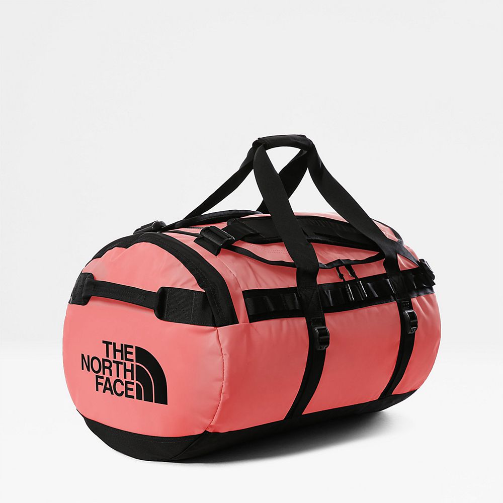 The North Face Duffel Bag Mens Australia - The North Face Base Camp - Medium Rose / Black (TNK-31859